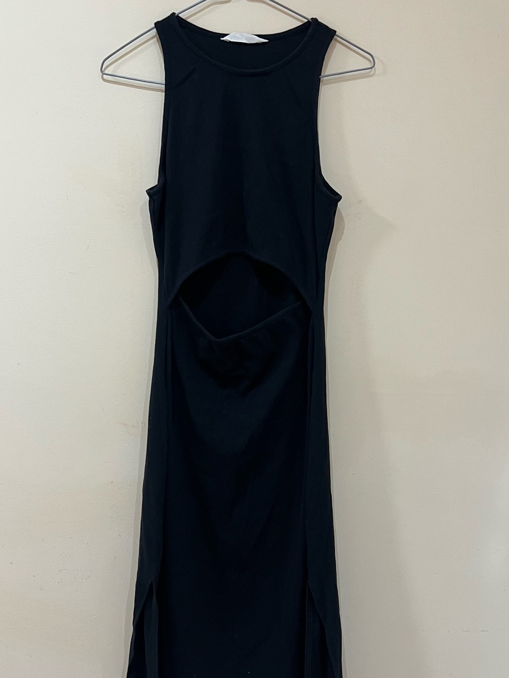 Bluenotes Black Backless Cutout Maxi Dress